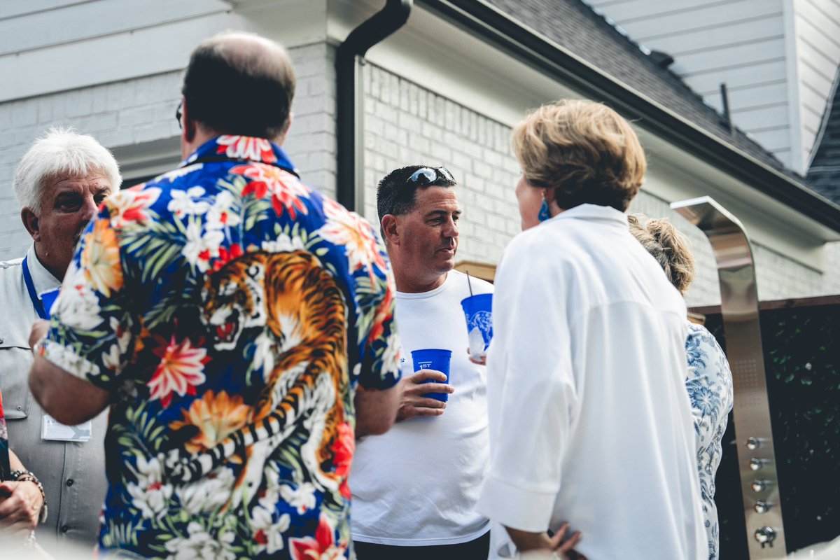 MemphisFB's tweet photo. We had a great time with our 1st team members at their annual kickoff party! Looking forward to all your support throughout this season!

#ALLIN | #GoTigersGo https://t.co/qw1YMGagCq