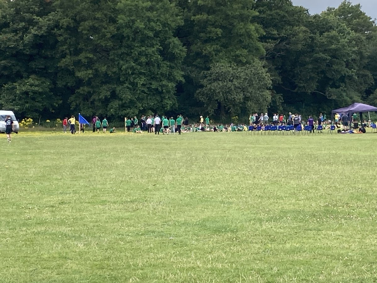 Sportsday afternoon. No ☀️ but currently no ☔️ Good luck to all the competitors 🤞👊