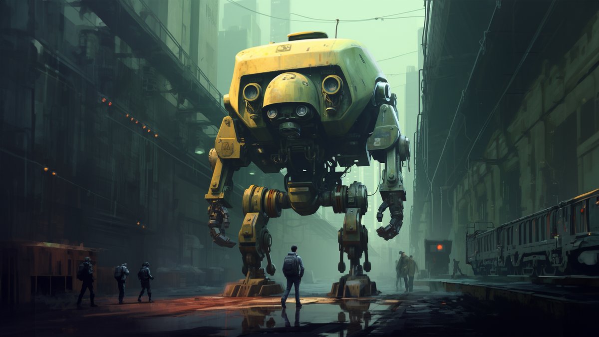 decimate_com's tweet photo. love the feel

#diffusion #midjourney #aiart #scifi #makegames #indiegame #gamedev #indiegamedev #indiedev #indiegames #digitalart #conceptart #gamedesign https://t.co/hEree6vFHK
