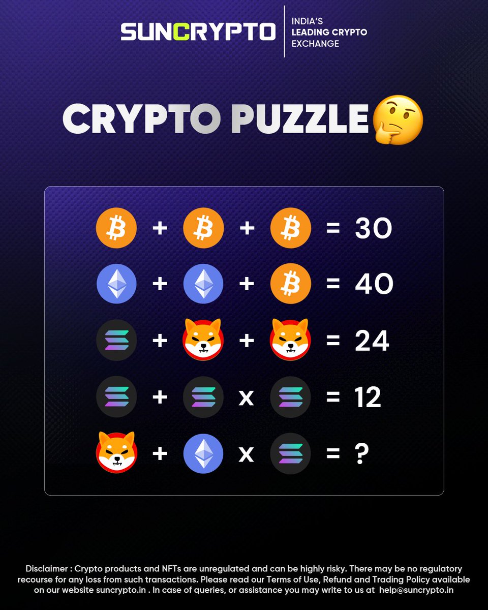🐕 #DOGE Giveaway Alert! Win Rs. 500 in DOGE! 🚀 🤑 Answer the quiz below  and follow these steps: 1️⃣ Follow us on Twitter @suncryptoin 2️⃣ Repost  this tweet with your answer