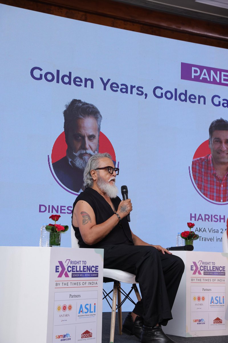 timesofindia's tweet photo. At the TOI #RightToExcellence #SeniorWellBeingSummit, influencers Dinesh Mohan (@dineshlivelife), Harish Bali (@baliharish1) and Ravi Bala Sharma (#DancingDadi) talk about how to make the most of your golden years.

Watch here 🔗https://t.co/hTmDblPo3N

@samarthfamily @associationasli @antarasnrcare @AnanyaAvasthi