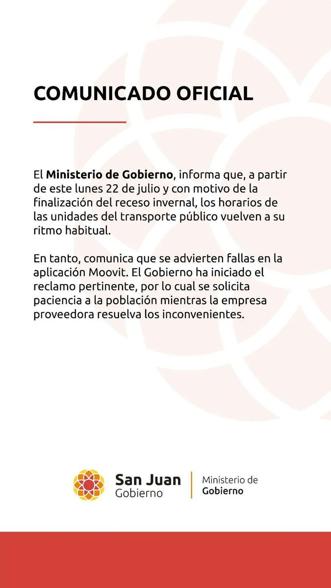 redtulumsj's tweet photo. ⚠️COMUNICADO IMPORTANTE PARA TODA LA COMUNIDAD⚠️
COMPARTAN ESTA INFORMACIÓN ℹ️
#RedTulum #colectivos #credencial #credenciales #transporte #sanjuan #tarjetasube #sube #información #estudiante #estudiantes #docentes #boletoescolar #boleto #vigencia #sanjuan #sanjuanargentina🇦🇷 https://t.co/3Xg4OeNnf4
