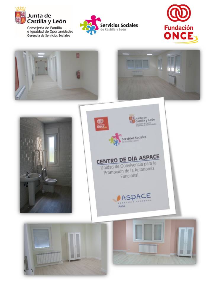 YA QUEDA MENOS, PARA QUE LA NUEVA UNIDAD DE CONVIVENCIA DE CENTRO DE DIA, ABRA SUS PUERTAS.
ESTE  PROYECTO, HA SIDO FINANCIADO POR LA <a href="/Junta_CyL/">JuntaCyL</a> ( CONSEJERIA DE FAMILIA E IGUAL DE OPORTUNIADDES . GERENCIA DE SERVICIOS SOCIALES ) Y  <a href="/Fundacion_ONCE/">Fundación ONCE</a>