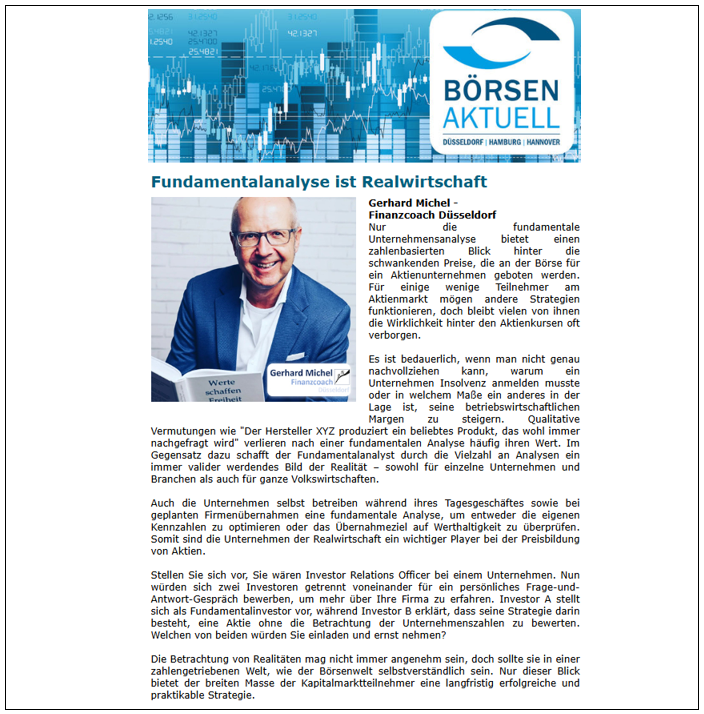 GerhardMichel1's tweet photo. Die Betrachtung von Realitäten mag nicht immer angenehm sein, doch sollte sie in einer zahlengetriebenen Welt, wie der Börsenwelt selbstverständlich sein. #finanzcoach #aktien #fundamentalanalyse https://t.co/hsUSDngvzv