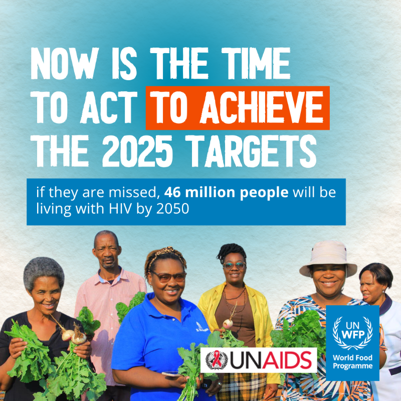 WFP's tweet photo. In 2023, AIDS claimed a life every single minute. But ending AIDS is within our reach.

Get the latest @UNAIDS report and learn more about the link between hunger, nutrition and HIV.

#GlobalAIDSUpdate2024