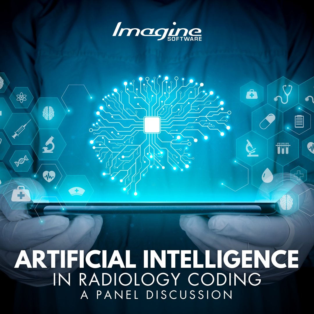 ImagineTeam's tweet photo. Tune into this week's @RBMAConnect panel, diving into #AI tech for code assignment of radiology services, and how this can help human coders maximize their skills. Register Now: https://t.co/uJeLpLpUEQ and #imaginesoftware #revenuecycle #RCM #RBMA #worldbrainday #radiologycoding https://t.co/VYe87nUnnB