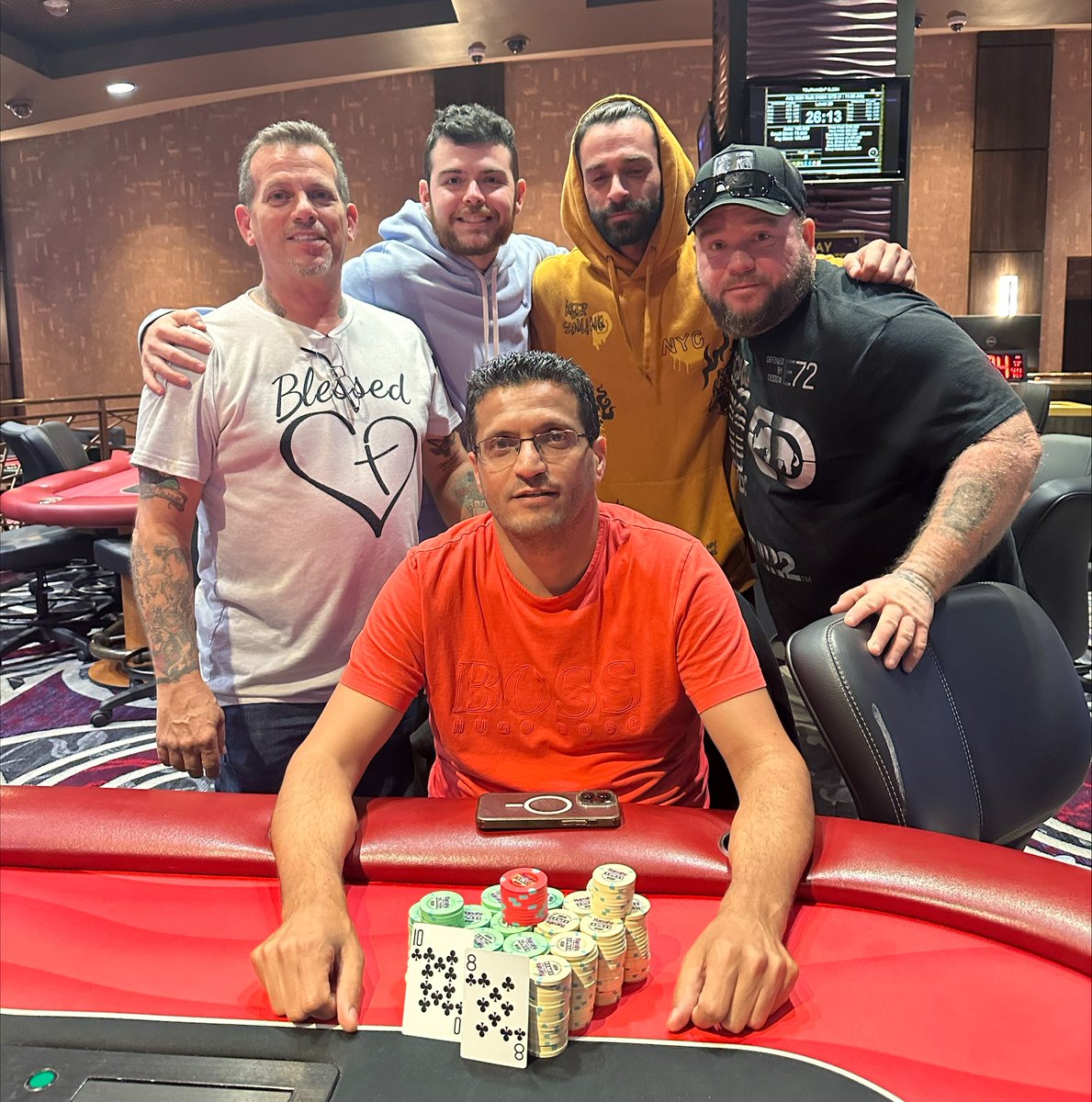 Multi-day $200 Buy-in, $100,000 Guaranteed, No-Limit Texas Hold'em tournament had 1,224 players for a prize pool to $198,288. Congratulations Eitan Alouh on taking first prize of $26,362 in a five-way ICM chop.

Get the details at: harrahspompanopoker.com/post/monday-07…