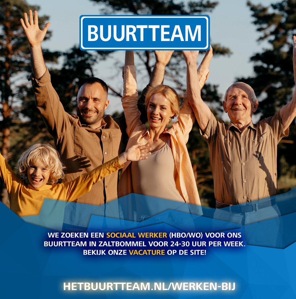 Voor ons Buurtteam Zaltbommel zijn we op zoek naar een ondernemende Social Worker! Ben jij toe aan werken vanuit gelijkwaardigheid? Wil je je vak uitoefenen volgens de principes van Buurtzorg? Bekijk dan onze vacature op de site! hetbuurtteam.nl/werken-bij/vac…