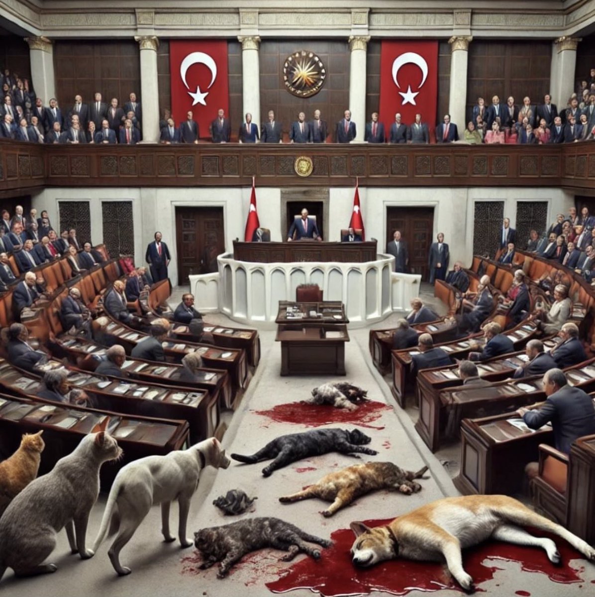 Kooocakafa's tweet photo. Bugün o gün! 

#YasaDeğilCinayet
#KediKöpekKatliamınaDURDE https://t.co/fpKyK9qSVa