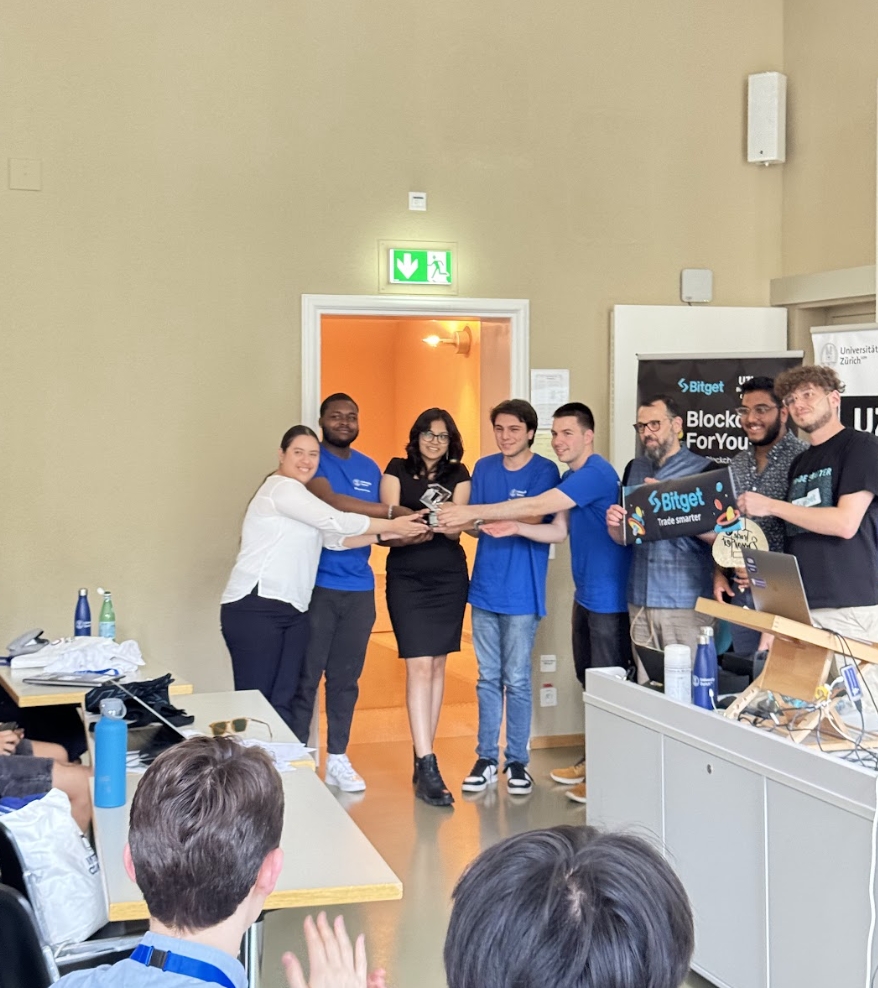 bitget's tweet photo. #Bitget's #B4Y is in Switzerland!🇨🇭 

Thanks to the University of Zurich @UZH_en and @Cardano_CF for having us this year at their International Summer School - Deep Dive into Blockchain 2024.

🥳 Congratulations to the award winning groups. Thank you all for the interest shown!

#Blockchain4Youth