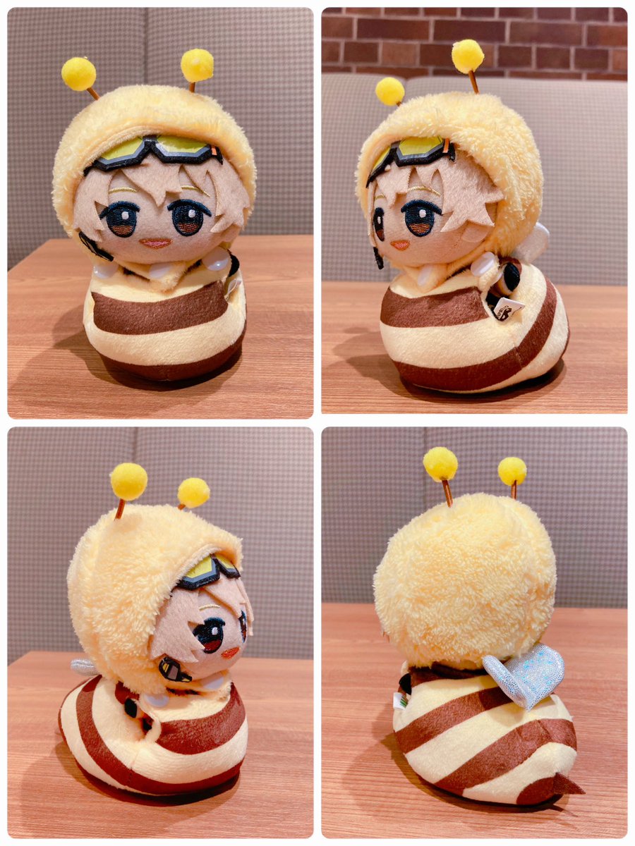 ドンキの10cmぬい服のハチさん、ちびぐるみ着れますね。 ウィルぬいに