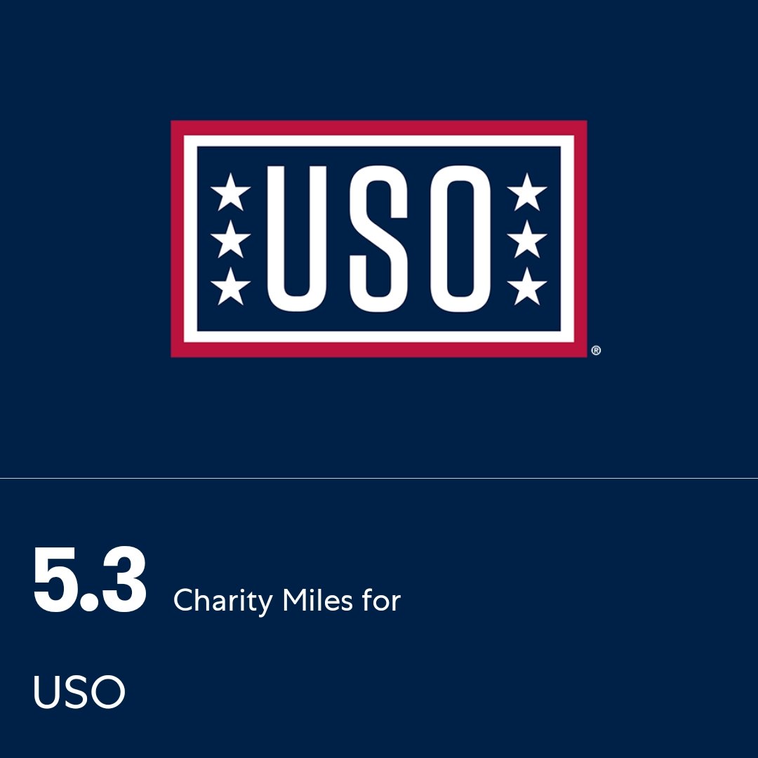 PJHSLibrary's tweet image. 5.3 Charity Miles for USO. I’d be grateful for your support. If you’re in a position to do so, please click here to sponsor me. #summerwalking

miles.app.link/e/OaJhV0ochLb