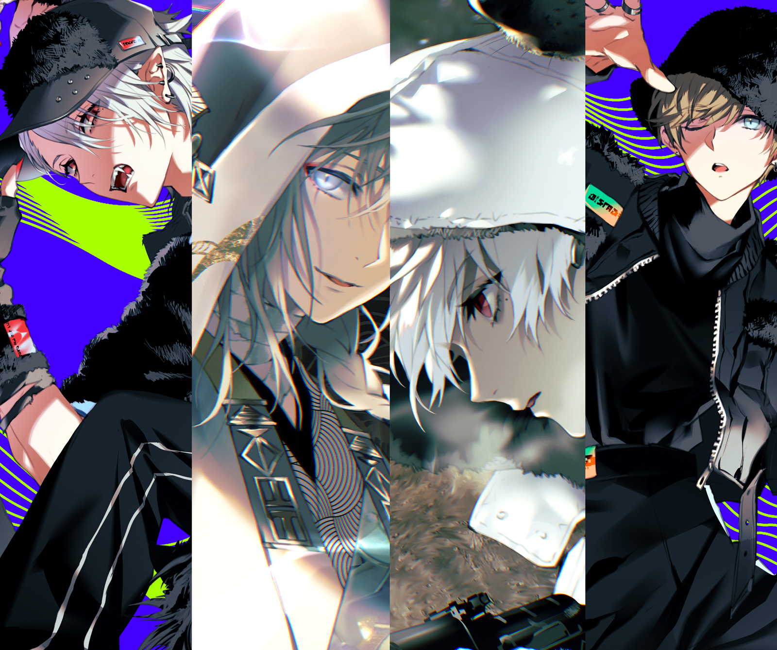にじそうさく09 アクリルパネル イラスト本 葛葉 叶 AKKE にじそうさく09 【7/7】ChroNoiRイラスト本「COEXIST」サンプル