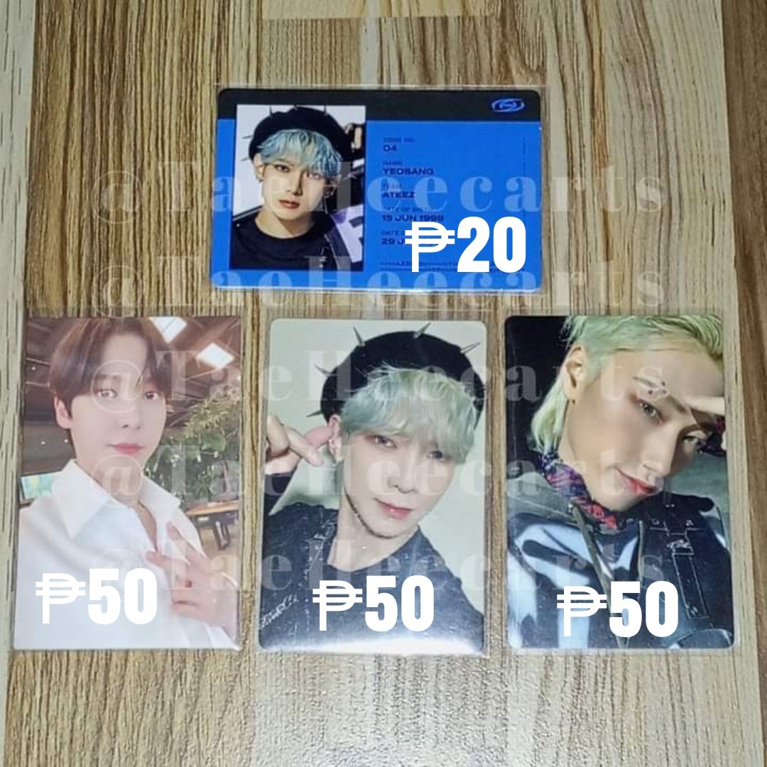TaeHeecarts's tweet photo. #taeheesells wts lfb ph

🎀 ateez pc set
💥 ₱ on pic, payo within 12hrs
🌟 all official &amp; mint condition
rcbyt: https://t.co/ChKdryH36S

🏷️ ateez choi san kang yeosang jeong yunho zero:fever part 3 photocards peace heart piercing ID the world ep.1:movement ver a https://t.co/yePGT1QvqX
