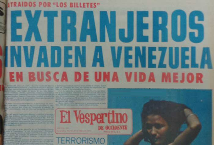 FEscrutinio's tweet photo. Gracias a los ingresos del petróleo y al régimen democrático continuo, Venezuela se mantuvo como una de las naciones más prósperas y libres de América Latina, el destino migratorio para los exiliados de las dictaduras vecinas y potencia cultural en varios ámbitos artísticos. https://t.co/KpKrbUzLFW