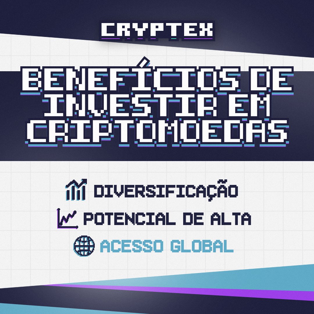 HenriqueCryptex's tweet photo. 📈 Benefícios de Investir em Criptomoedas 📈 

Conheça as principais vantagens de incluir criptomoedas em seu portfólio:

Diversificação 📊
Potencial de alta 📈
Acesso global 🌍 

Junte-se ao nosso servidor do Discord 👇
https://t.co/MoqPe2Bknx

#InvestimentoCripto https://t.co/RJOGAf5YJ1
