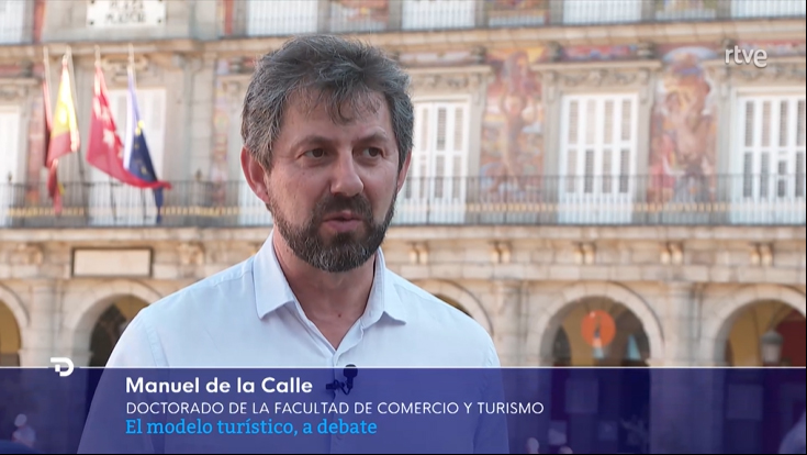 Manuel de la Calle ha participado en el Telediario del fin de semana (RTVE-1) para hablar de los problemas de la gestión del #turismo #overtourism que afectan a muchas ciudades españolas.

📷 Acceso a la noticia (a partir del 22:50 minuto): rtve.es/play/videos/te…