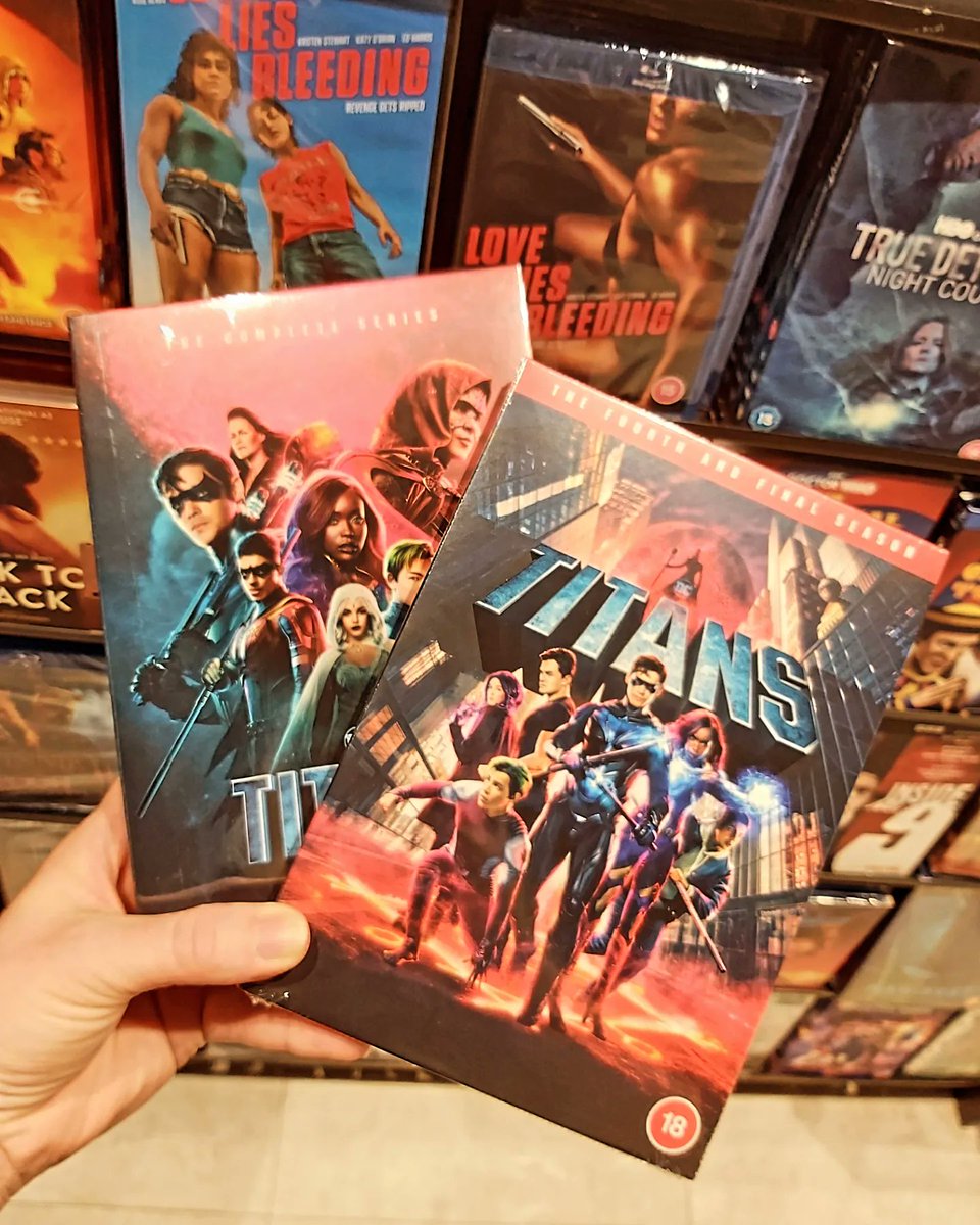 hmvIpswich's tweet photo. New releases out today 
#Abigail 
#LoveLiesBleeding 
#DCsTitans #Titans 
#NCISSydney 
#InsideNo9 
#NewMovieMonday https://t.co/xM0JThVJDI