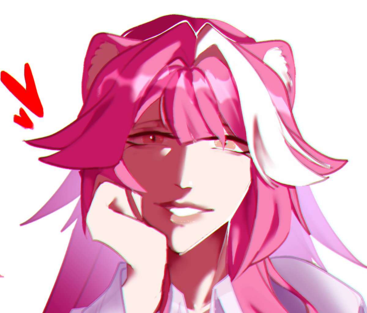 Cutie pink panthera in a shirt 🩷🤍
#RaorArt