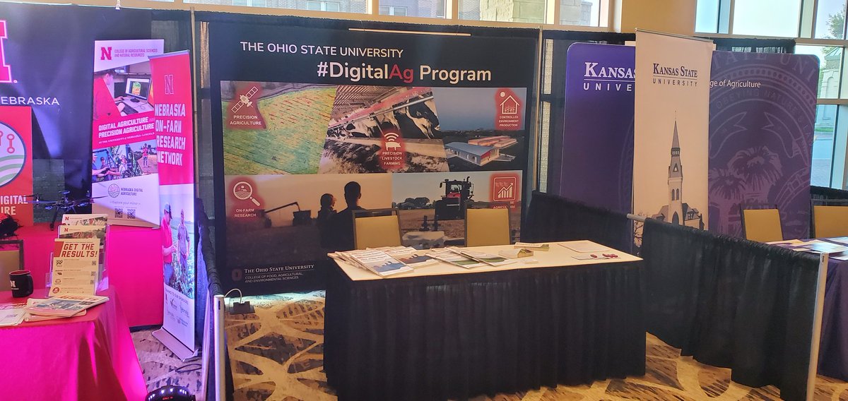 The Ohio State Digital Ag team is setup and excited for the 16th ICPA Conference! Stop by and say hi.  #precisionag #agtech <a href="/IntSoPA/">ISPA</a> #16ICPA