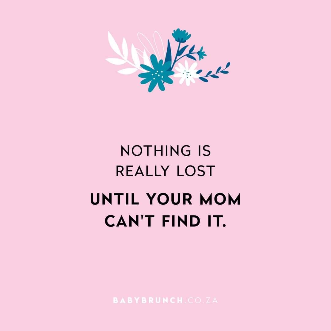 Mom's just know everything! 💟