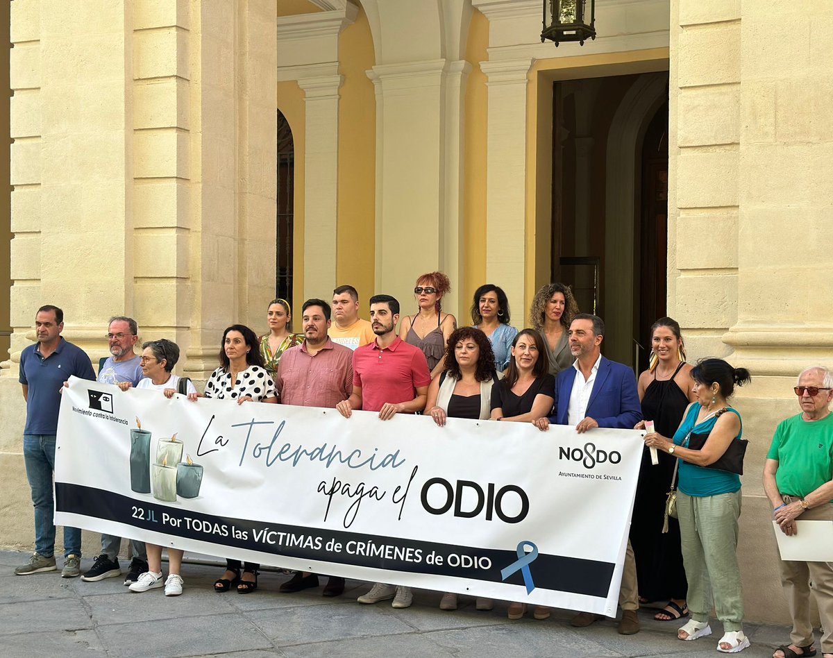 colegiotsevilla's tweet photo. 📢 Hoy, 22 de julio, se conmemora el Día Europeo de las Víctimas de los Crímenes de Odio.

⚠️ Desde nuestro Colegio, nos hemos adherido al manifiesto elaborado por @McIntolerancia bajo el lema “La Tolerancia apaga el odio” https://t.co/olQpZKaN1W