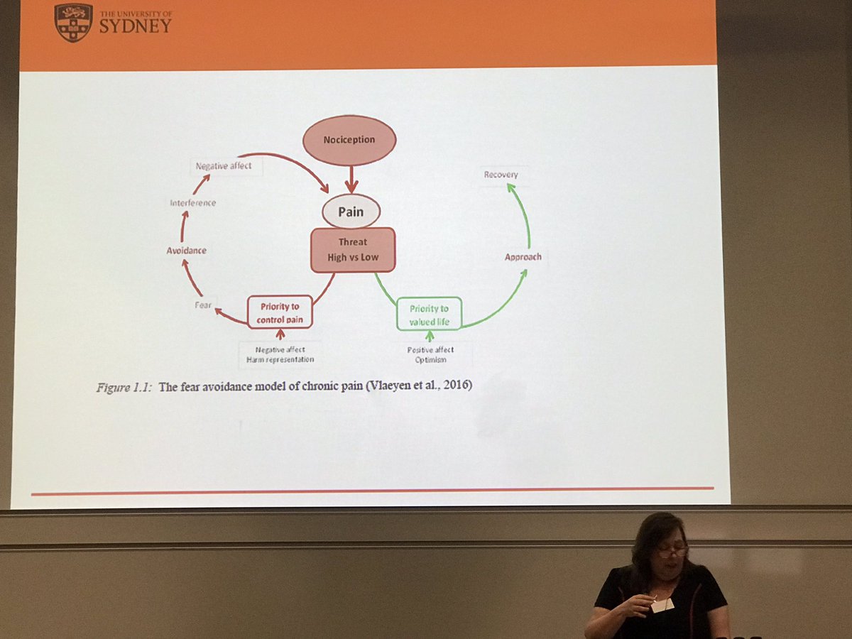 profelainefox's tweet photo. Really nice summary from @LSharpeUSYD on how interpretation bias is at the heart of the pathway to #ChronicPain #acbm #acbm2024 https://t.co/egjVYWI2a5