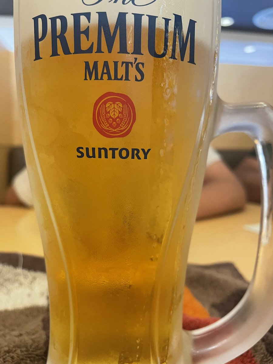 ふふ🤭
おいしー❤️

#ビール
#ジョイフル
#ありがとう
#ボチボチ