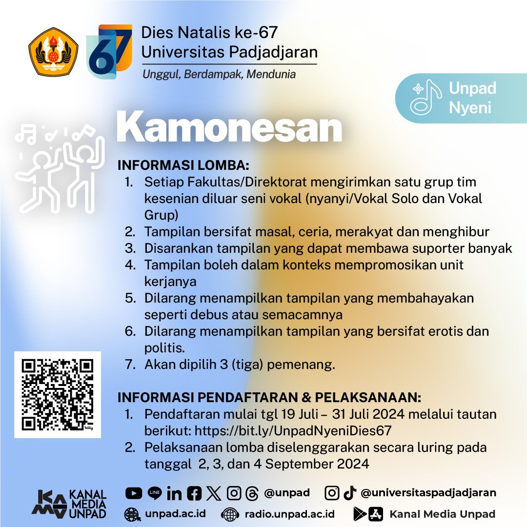 Dies Natalis 67 Universitas Padjadjaran tweet media