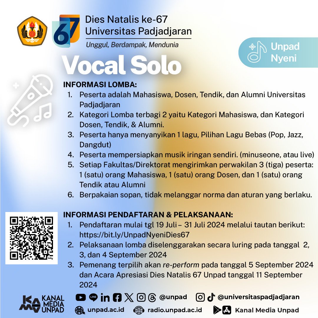 Dies Natalis 67 Universitas Padjadjaran tweet media