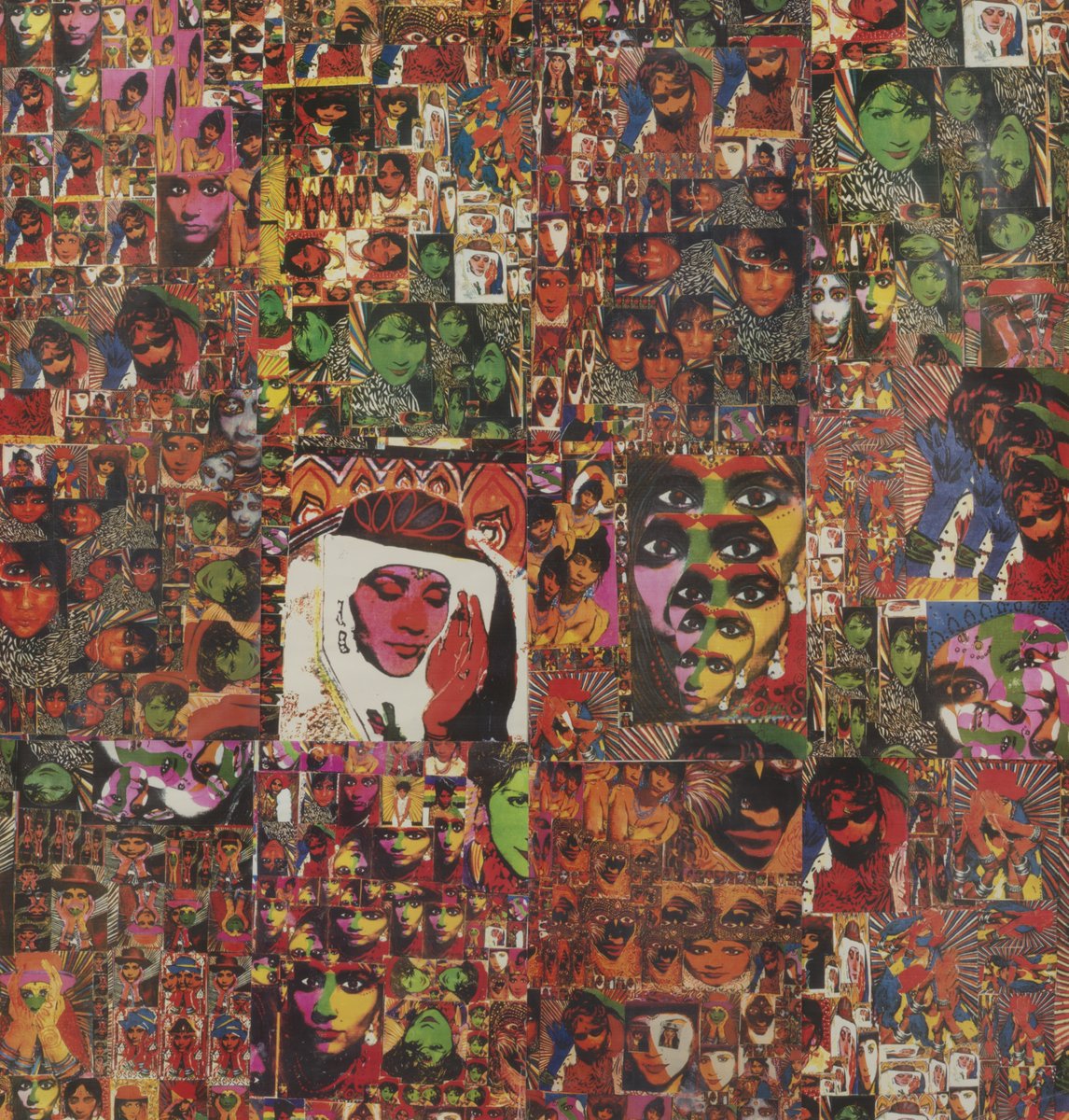 Tate's tweet image. ‘My work is about a continual exploration of my dual cultural identity and the construction of identities other than my own.’ - Chila Kumari Singh Burman 📸

Our #WorkOfTheWeek is the kaleidoscopic self-portrait, TALL FLY GIRL! by Chila Burman.
​
🎨 bit.ly/3YcLRUL