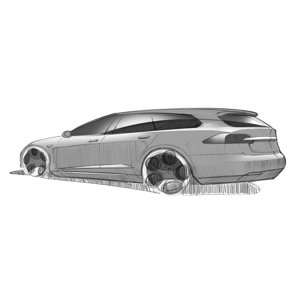 NielsvanRoij's tweet photo. #Tesla Model SB
This #TeslaModelS based #shootingbrake conversion started with extensive conversations with the client and research into design possibilities.
___
#teslamotors #teslamodel #teslamodelx #teslamodelswagon #electriccars #teslaclub #teslawagon #teslaroadster https://t.co/6cIYq0up4n