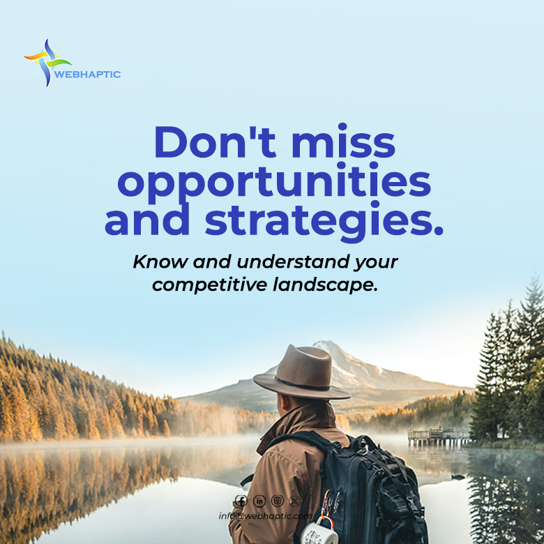 webhaptic's tweet image. You need #competitiveanalysis to know what is happening around your market space. You also need to know what opportunities are open for you amongst your competitors and grab them early.
#Webhaptic #MarketResearch #MRX