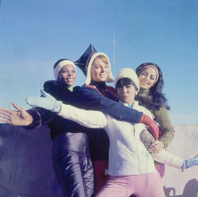 Thunderballs007's tweet image. Sylvana Henriques, Julie Ege, Mona Chong and Zaheera // On Her Majesty's Secret Service (1969)