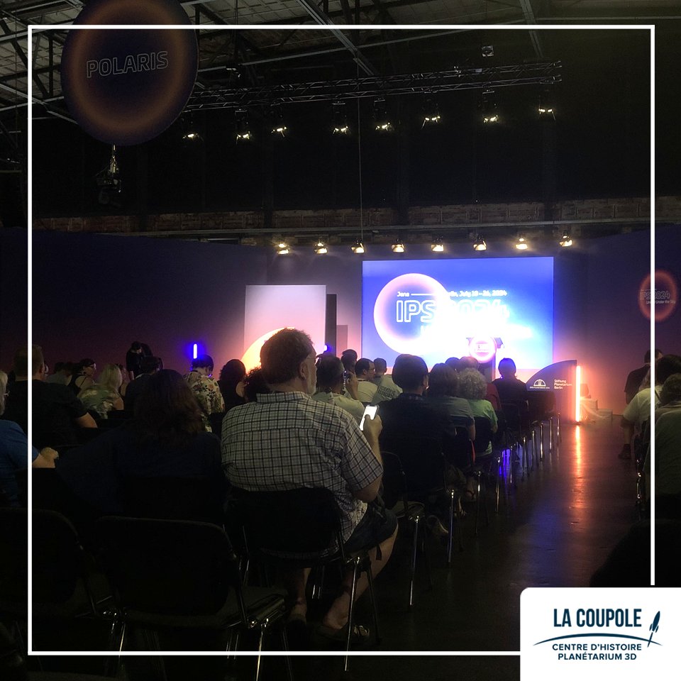 Six ans après la dernière conférence IPS en présentiel, c’est parti pour 5 jours de conférences et d’échanges passionnants à 📍 Berlin pour le responsable de notre Planétarium 3D, Nicolas Fiolet, en lien avec le Centenaire des Planétariums ✨