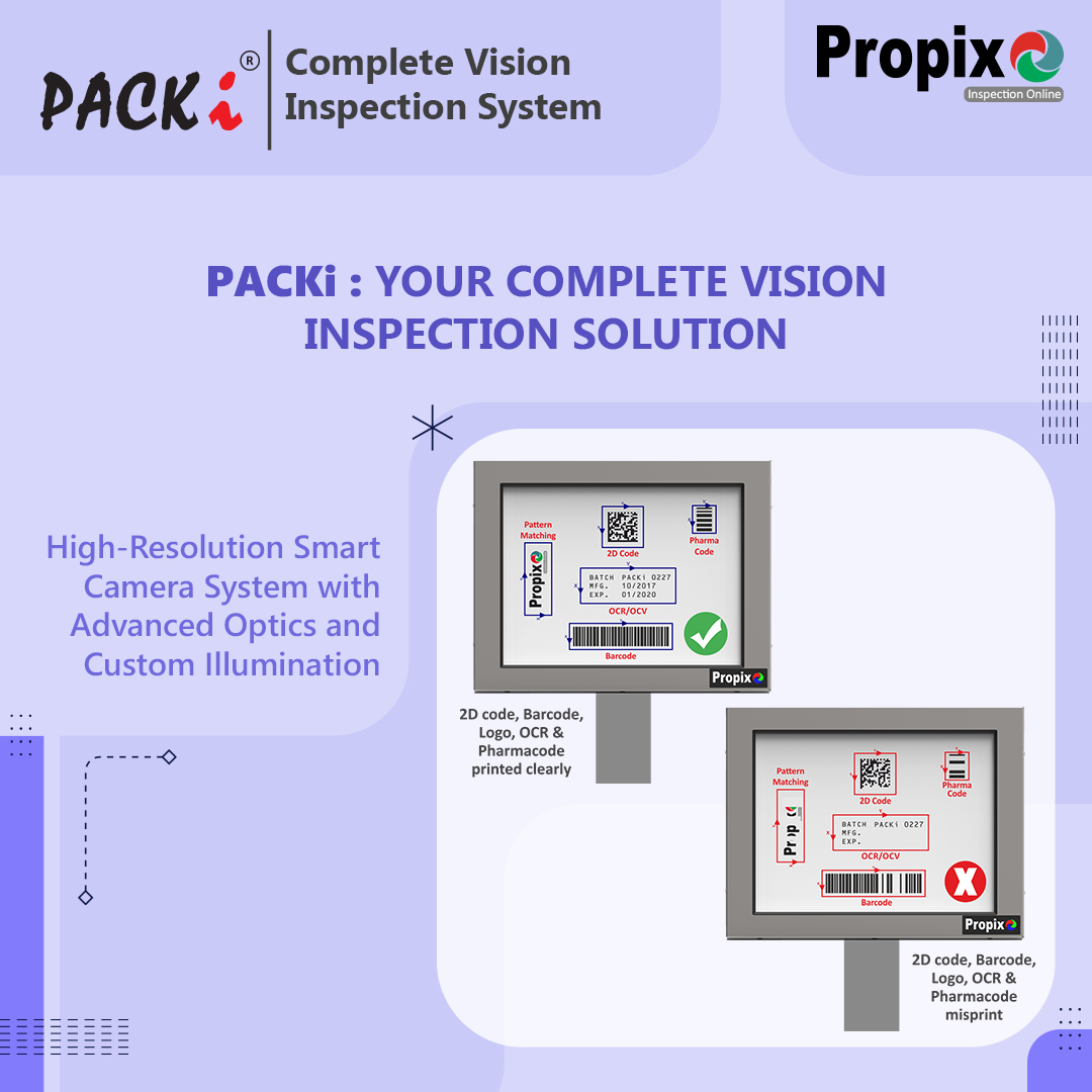 PropixTech's tweet photo. Meet Packi: The Complete Vision Inspection System for Your Needs!  Equipped with high-resolution smart cameras and state-of-the-art illumination, Packi ensures flawless inspections across various applications. Swipe to explore its powerful features!  #VisionInspection #SmartTech https://t.co/kwjQG3dsPp