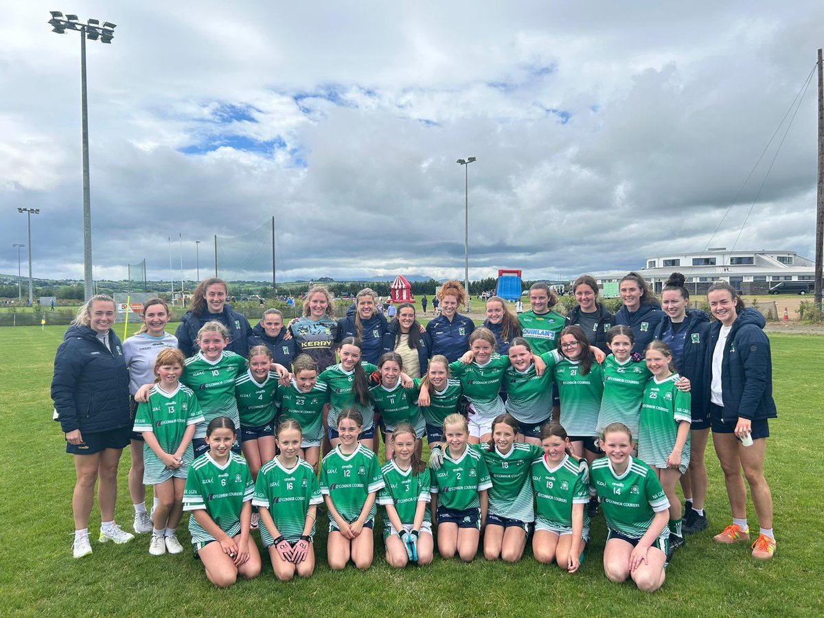 Great football yesterday morning with all the girls getting loads of game time &amp; a good challenge from 3 strong teams! The Kerry ladies were spectators for our last game and were super impressed by the skill and commitment levels on the pitch.