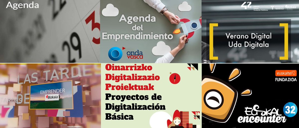 BizkaiaEmpresa's tweet photo. #BizkaiaDenontzat
❗️ Esta semana en la agenda de #BeazBizkaia:
2️⃣2️⃣ entrevista Onda Vasca #Ingreen/#Hasi
2️⃣2️⃣ #42Urduliz, Verano Digital
2️⃣4️⃣ entrevista Tele 7
2️⃣6️⃣ #laguntzak2024, Digitalización Básica 🔚
2️⃣6️⃣ #EuskalEncounter #EE32️
https://t.co/bUHvqj9MAk https://t.co/j6c8DNqrs3