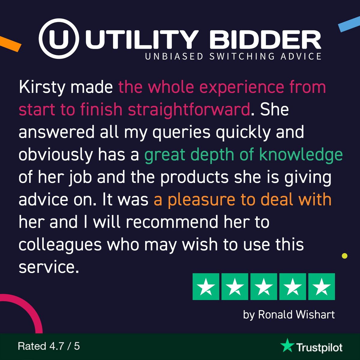 🌟 A big thank you to Ronald for the fantastic 5-star review on Trustpilot! We're thrilled to hear about your great experience with our team and services! ✨

Have you had a great experience with our team? We'd love to hear from you below! 👇👇👇