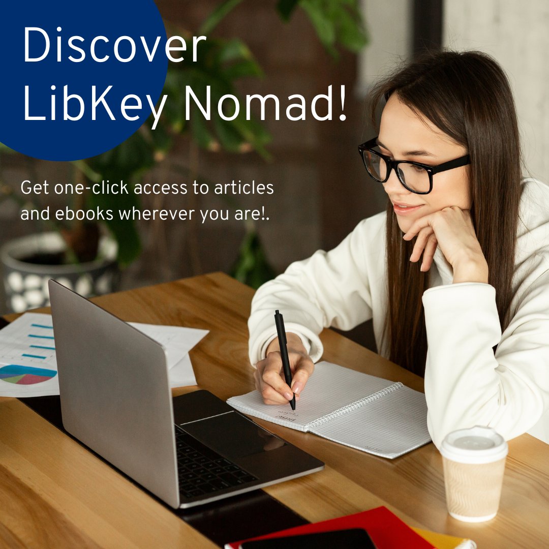Get one-click access to articles and ebooks wherever you are! LibKey Nomad is a browser extension that delivers one-click access to the full-text articles of library-subscribed journals and open access journals.

🔗blogs.kent.ac.uk/isnews/libkey-…