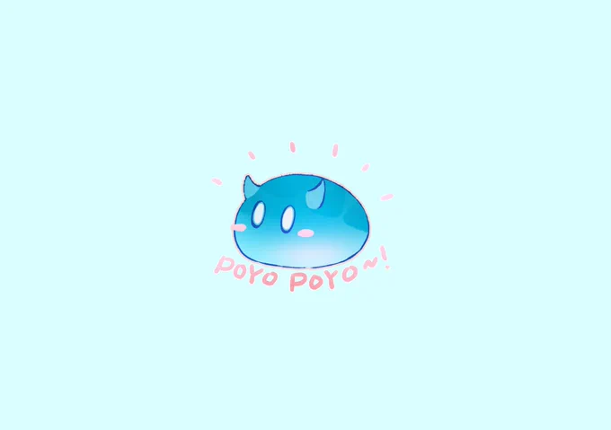 さまざまな水スライムちゃん