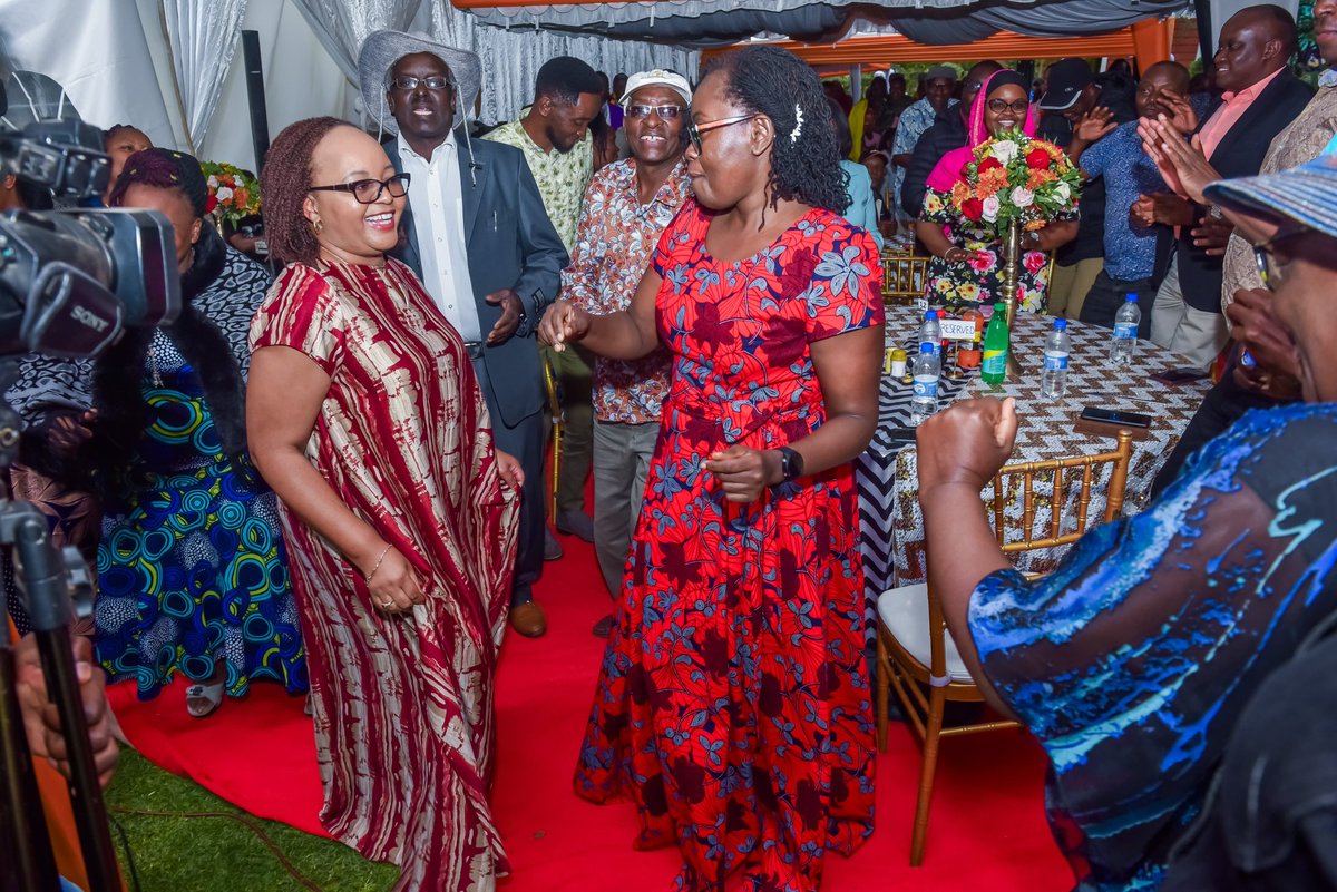 AnneWaiguru's tweet photo. Glad to have joined the entire Simba family this weekend in celebration of my brother in law Senior Counsel  Dr.John P N Simba EGH and my Sister Loise Muthoni aka Kwamboka on their EKEGENI Kia ABAKO in Matutu Nyamira County. Special thanks to Pastor Isaac Nyongn & the Nyandoche Ibere SDA Church  for the sermon derived from Numbers 6 vs 22, my colleagues  Nyamira County @GovernorNyaribo ,Kisii Deputy Governor Nominee Elijah Obabo representing H E Governor Simba Arati , Prof. Sam Ongeri among other dignitaries who joined us to celebrate this day.
@kamothowaiganjo