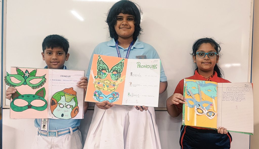 yamiiniii19's tweet photo. Students of class 5 learned about pronouns in a fun way!
Seeing them enjoy while learning is the best part of teaching. #CreativeLearning #classroomactivity
@ashokkp @y_sanjay @pntduggal @Kavita_hm @Amitasuri1 @singhalsuruchi2 @TinaCho73727901
@MsA_ROY https://t.co/CBPesifj6p