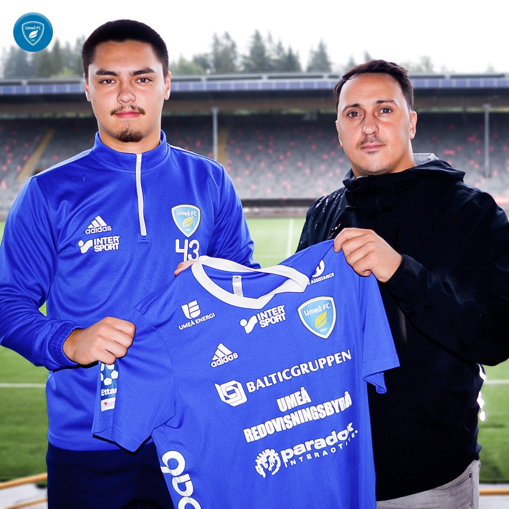 UmeaFC's tweet photo. UFC Akademi ➡️ Umeå FC 💙
19-årige mittbacken Hannes Mattsson flyttas upp från UFC Akademi till Umeå FC. Kontraktet sträcker sig över säsongen 2027.
#UmeåFC #UFCAkademi #FörUmeå https://t.co/YJzjik1UaQ