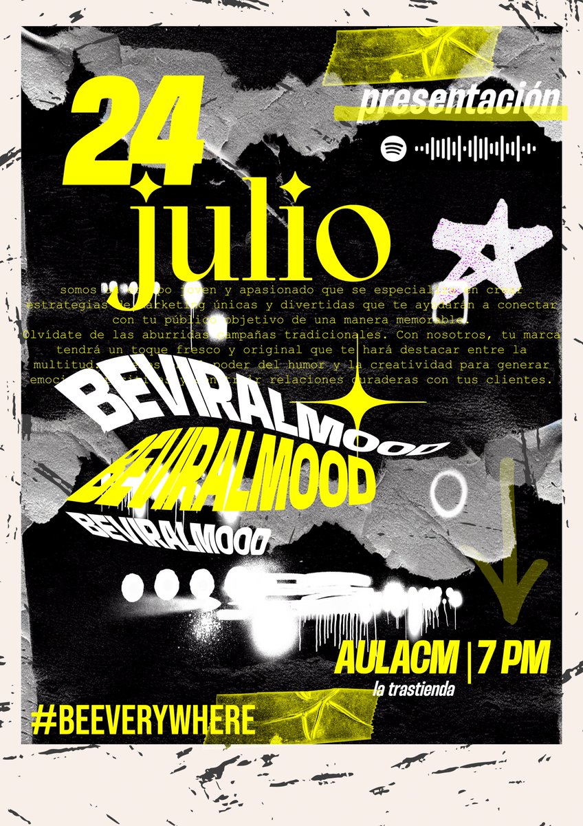 beviralmood's tweet photo. ¡¡Este próximo miércoles nos estrenamos como agencia y con una chulísima presentación!! 
Os dejamos el cartel con toda la info y si sois muchos los interesados en venir, igual preparamos alguna sorpresita.  😎⭐ https://t.co/G0qmYAGTDS