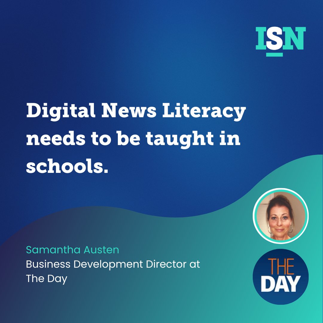 Samantha Austen, Business Development Director at The Day, reflects on the importance of digital news literacy for schools.

Read the full article here:  isn.education/articles/open/…
