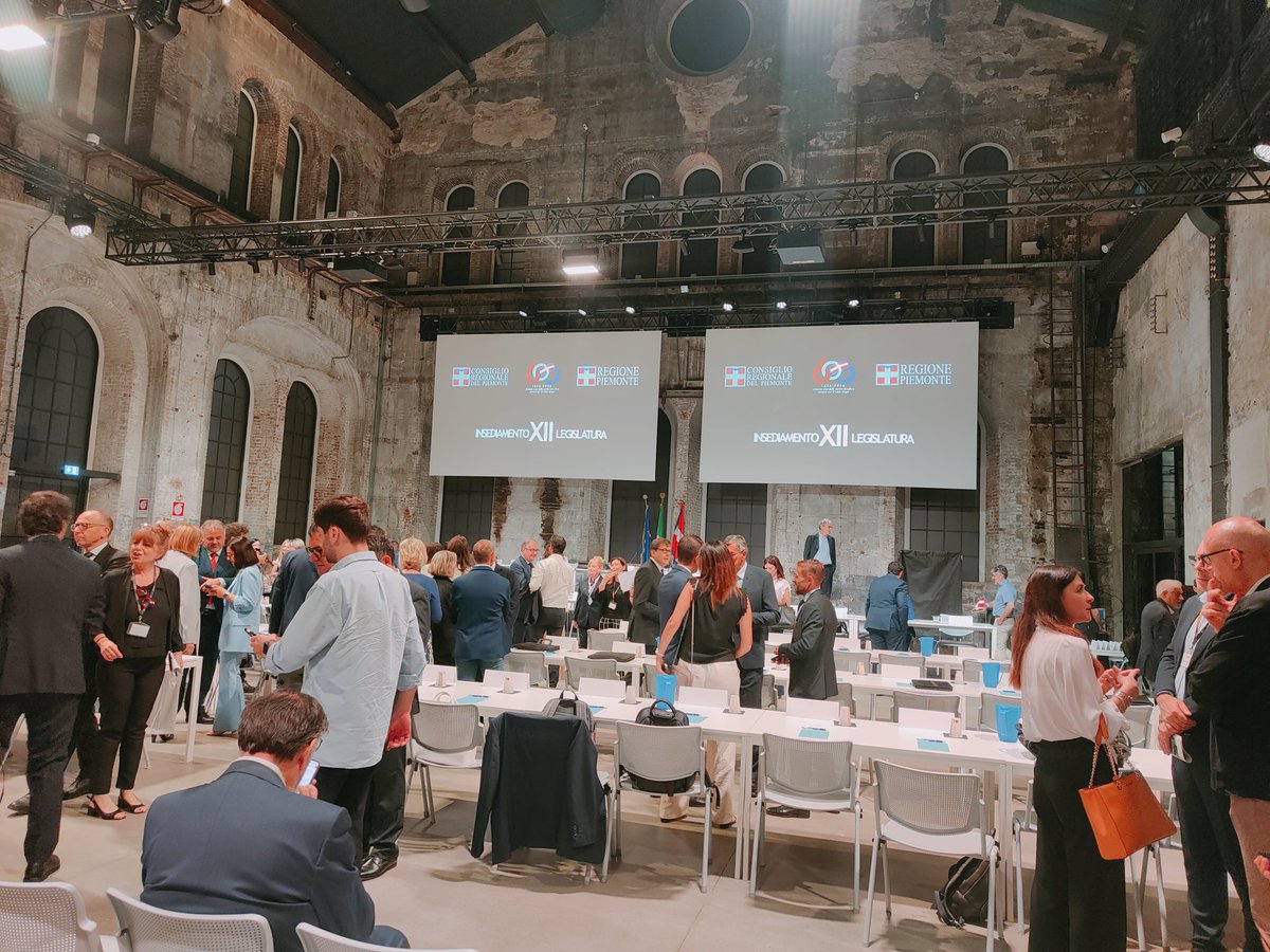 Cr Piemonte (@crpiemonte) on Twitter photo Alle @OgrTorino sta per iniziare la cerimonia di insediamento della XII legislatura del <a href="/crpiemonte/">Cr Piemonte</a> Alle @OgrTorino sta per iniziare la cerimonia di insediamento della XII legislatura del <a href="/crpiemonte/">Cr Piemonte</a>