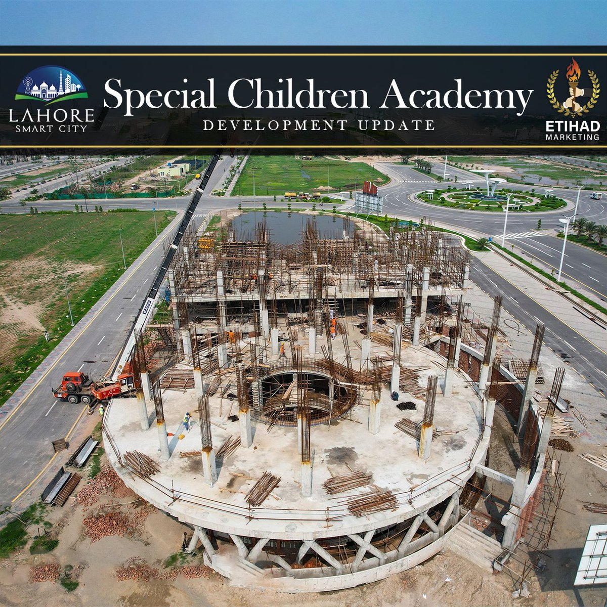 EtihadMKTG's tweet image. Discover the latest advancements in Lahore Smart City with our newest construction update!
-
Reach us at
UAN 03400805555
-
#etihadmarketing #LahoreSmartCity #latestdevelopment #ProgressPictures #LSC #SmartLiving #location #smartliving #developmentupdate #developmentupdate