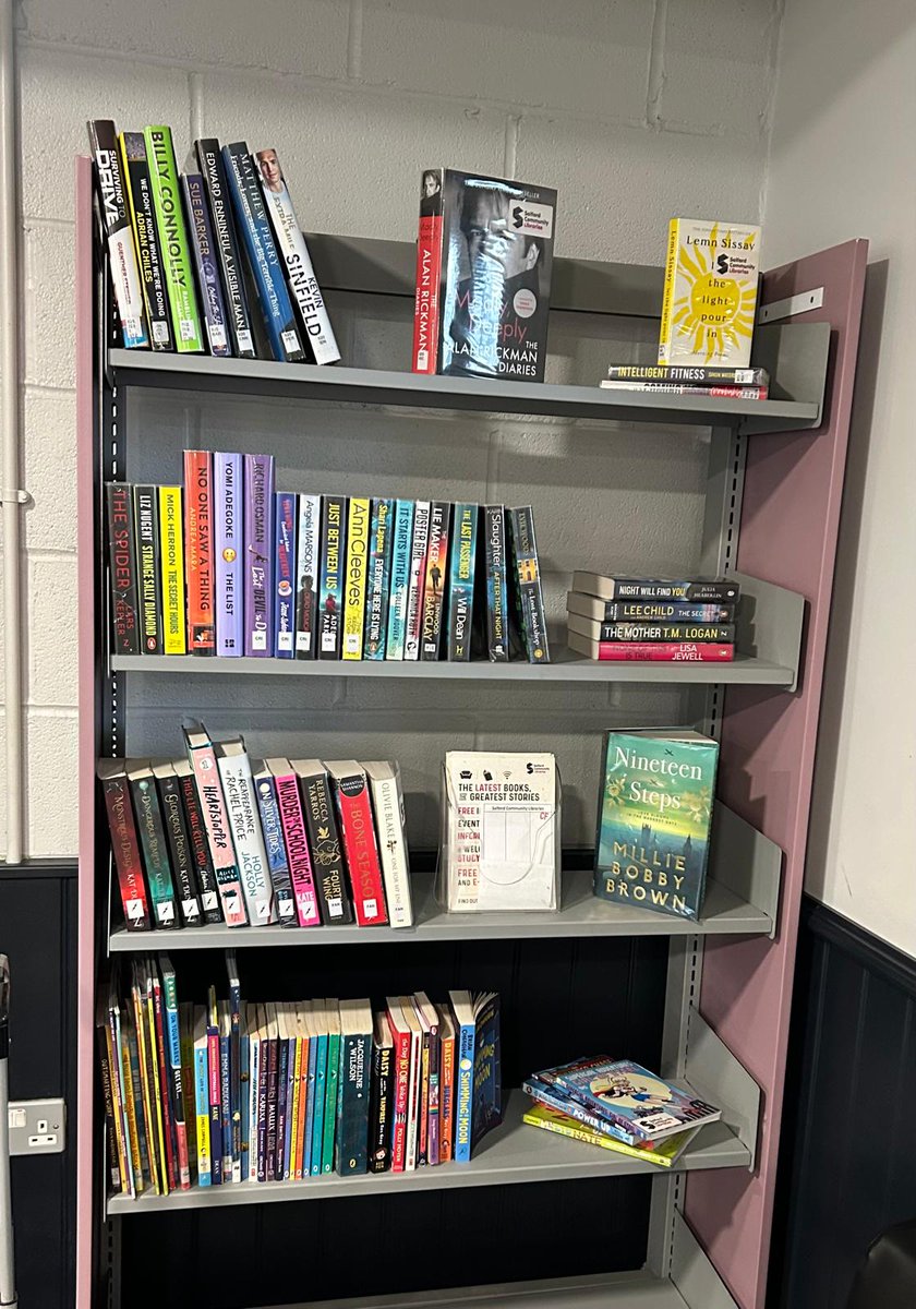 SalfordLibrary's tweet photo. Good morning. Here's your friendly reminder that you can visit our #librarycorner throughout the summer. These are spaces that you can enjoy at your own leisure and relax with a good books.

Find your nearest library corner here https://t.co/IDFW1V6cWJ https://t.co/N0B1UnFCGm