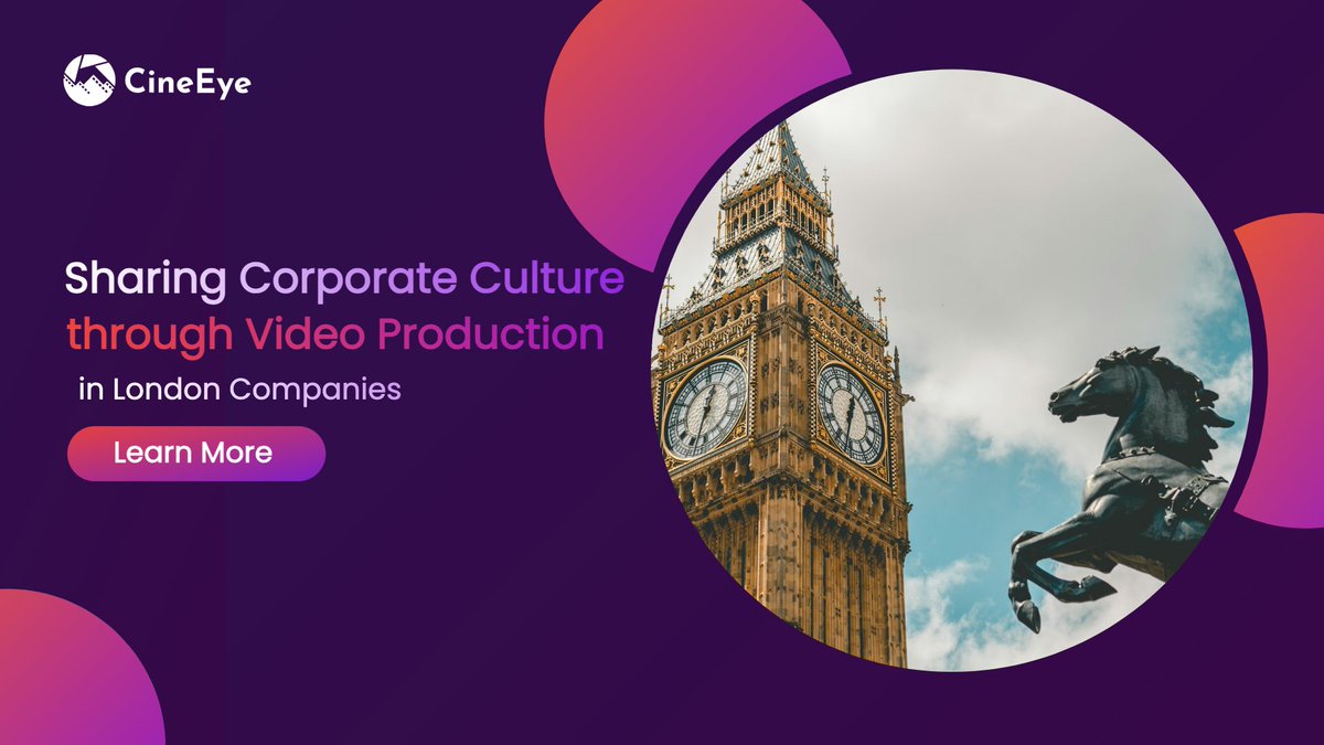 Sharing Corporate Culture through Video Production in London Companies 
 Find More: cineeye.co.uk/sharing-corpor…